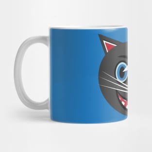 Retro Black Cat Mug